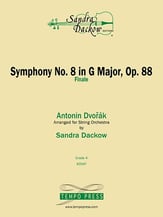 Symphony No. 8 in G Major Orchestra sheet music cover